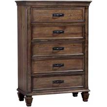 200975 Franco 5 Drawer Chest with Felt Lined Top Drawer